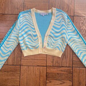 Fiorucci Cropped Sweater Cardigan size M